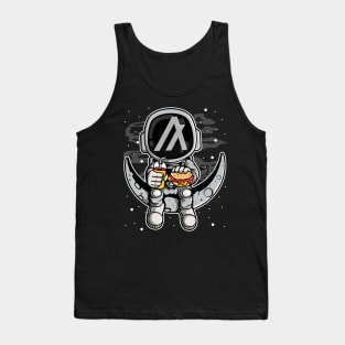 Astronaut Fastfood  Algorand ALGO Coin To The Moon Crypto Token Cryptocurrency Wallet Birthday Gift For Men Women Tank Top